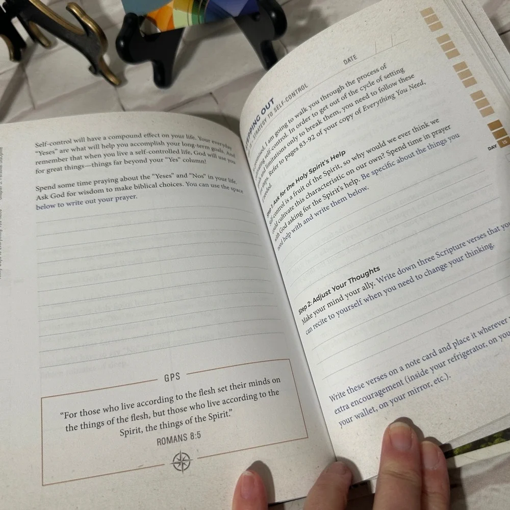 David Jeremiah 30 Days to Everything You Need Experience HC Guide Book +Bookmark